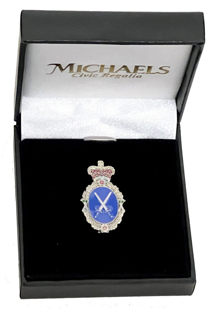 Miniature Silver High Sheriff Badge