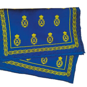Ladies' Pure Silk Navy Scarf